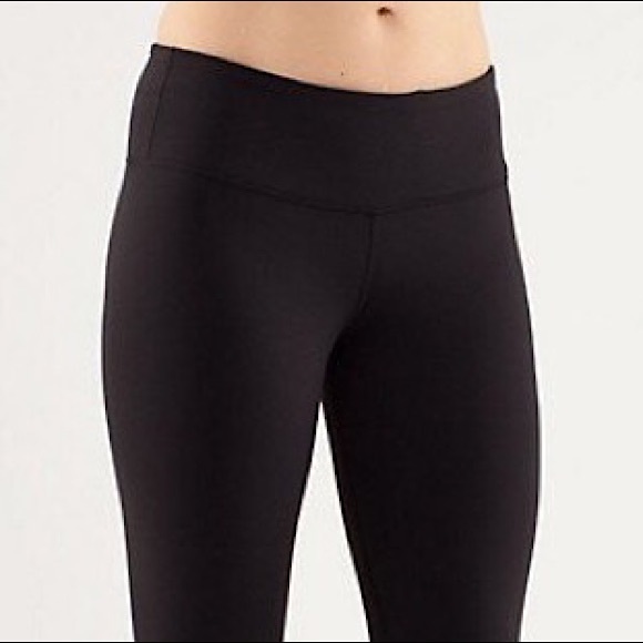 🍋 Lululemon Cropped Leggings 17.5” size 4 - Picture 1 of 6